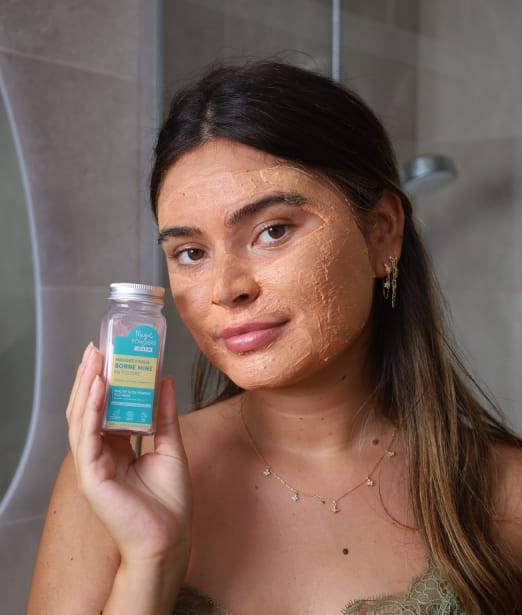 organic healthy glow powder face mask