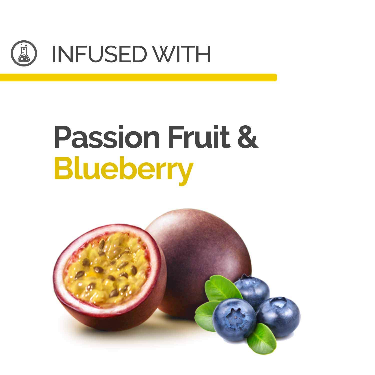 passion fruit and blueberry shampoo