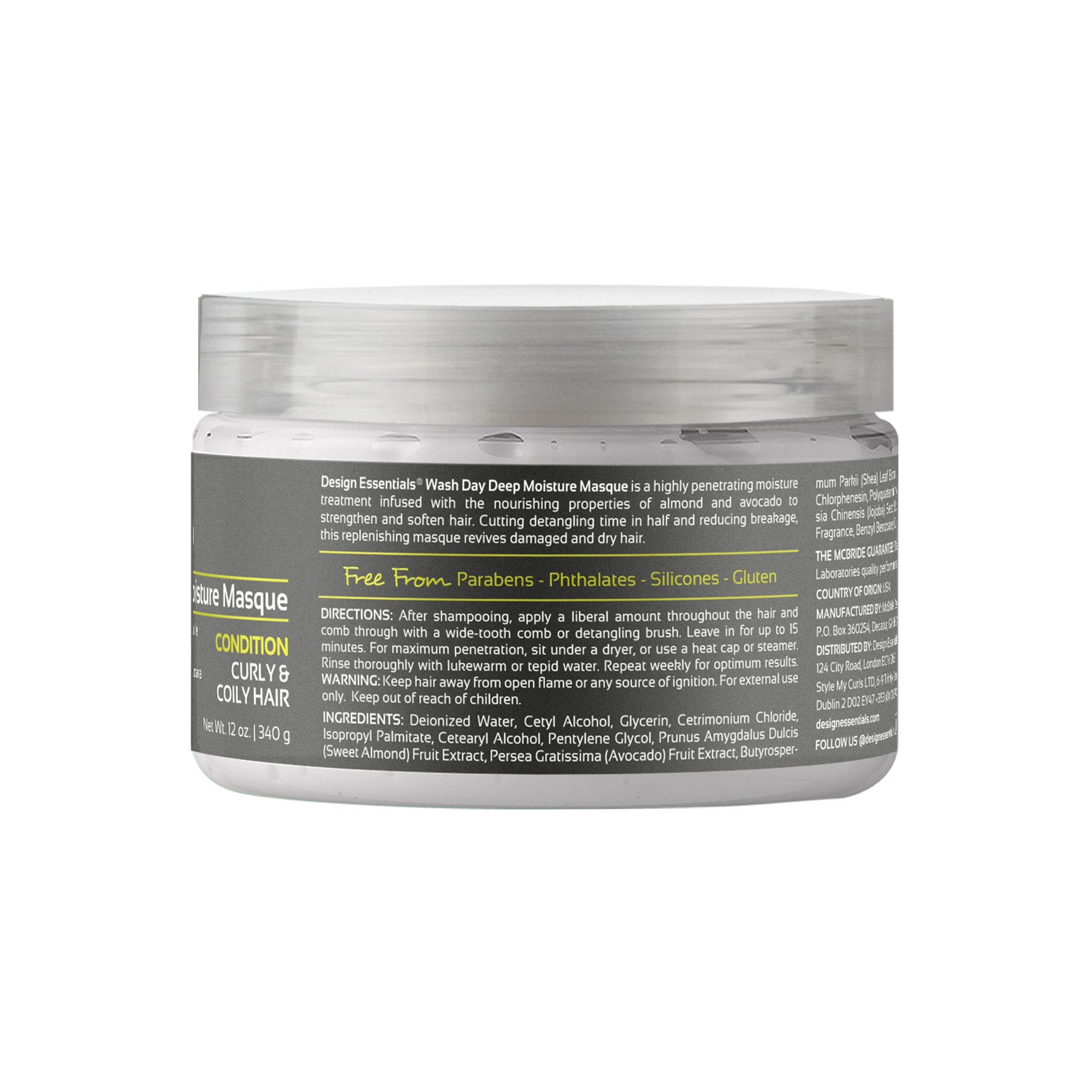 Wash Day Deep Moisture Masque 12oz - Image 2