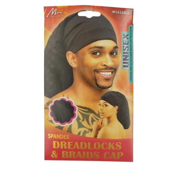 murry spandex dreadlocks et tresses chapeau m1616blk. jpg