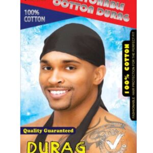 Durag de coton strecheble M4801BLK