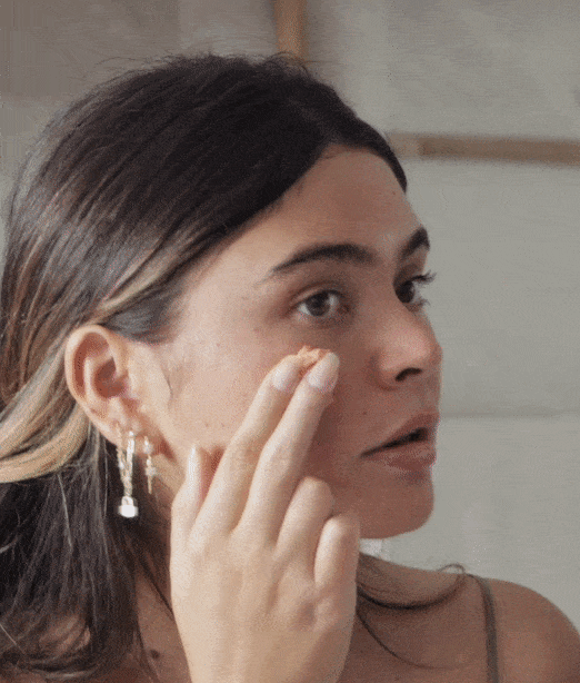 organic healthy glow powder face mask