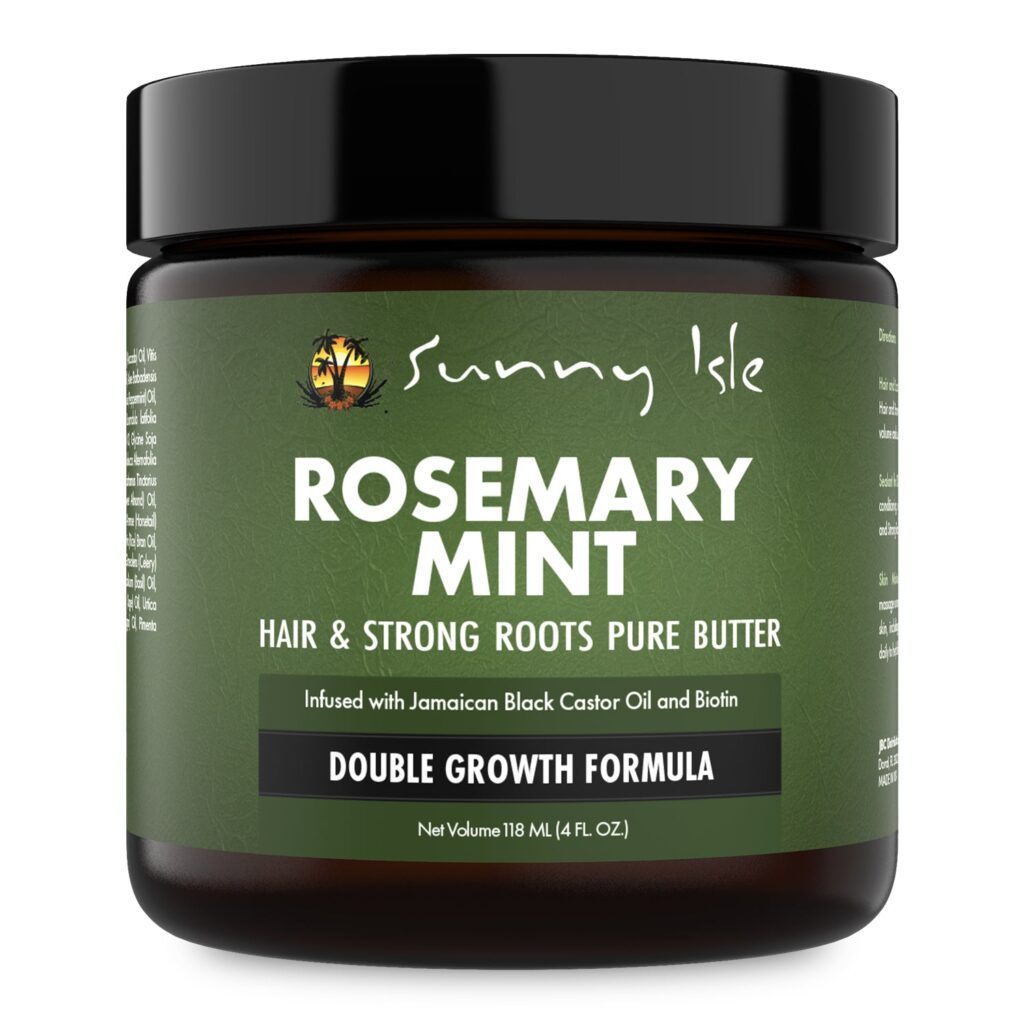 sunny isle Romarin Hair And Strong Roots Pure Butter 4oz
