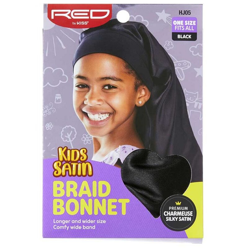 Kids Satin Braid Bonnet HJ05
